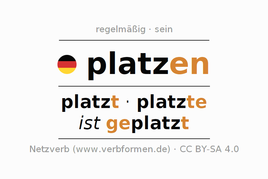 Beispielsätze für das Verb platzen